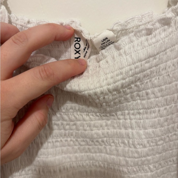 Roxy White Smocked Sundress - Picture 3 of 3